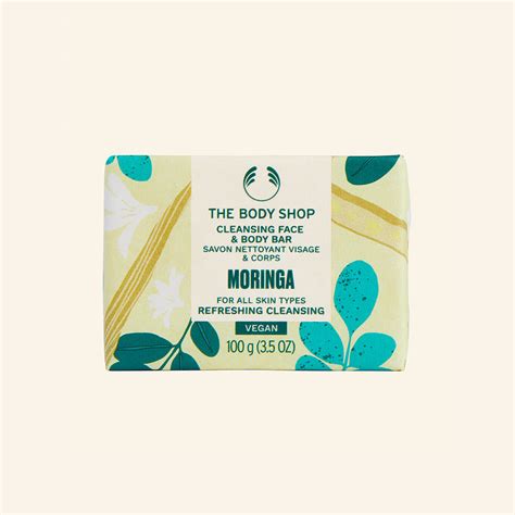 moringa soap body shop.